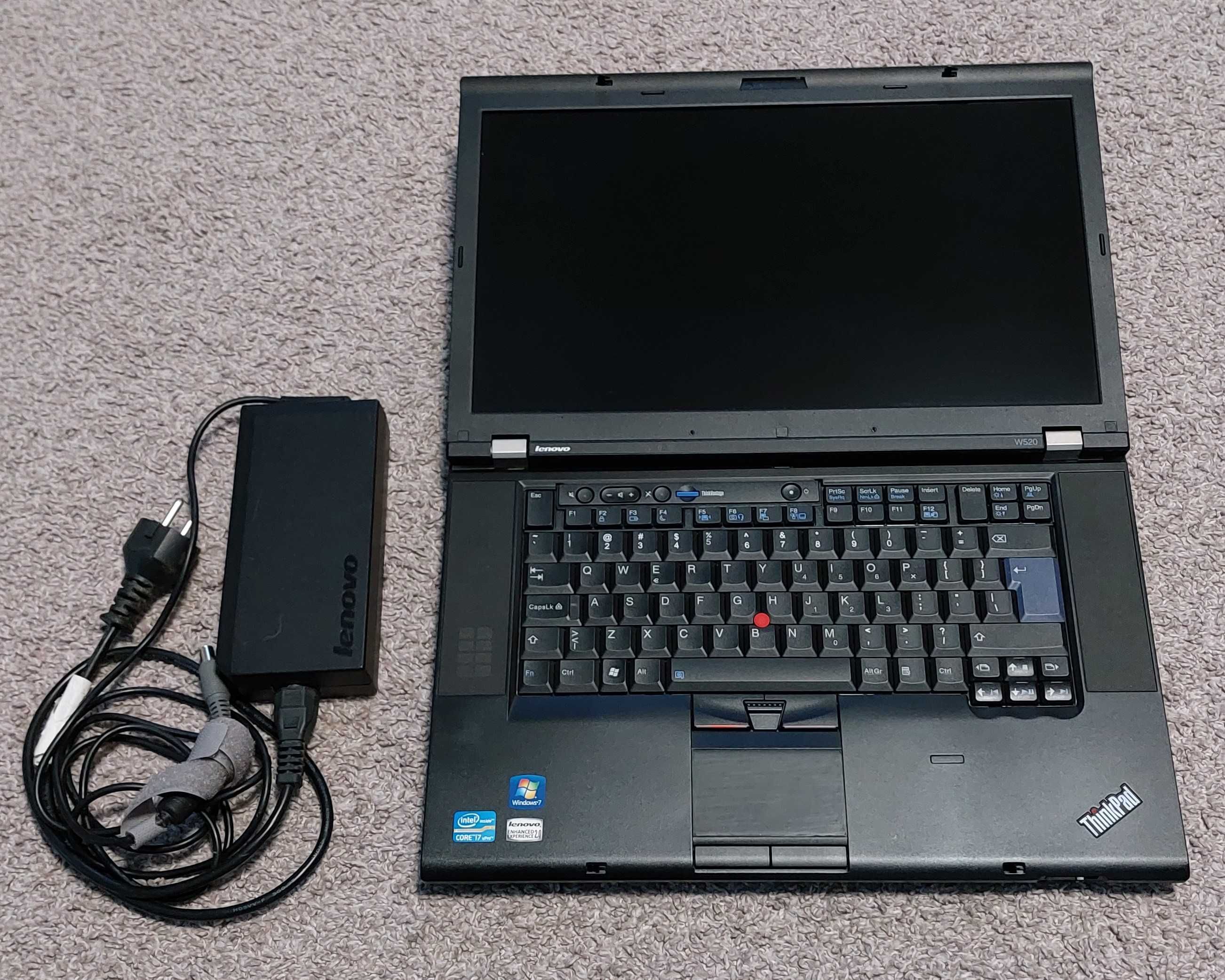 LENOVO ThinkPad W520 i7 16GB RAM, 250GB SSD, QUADRO 2000M, W10 PRO