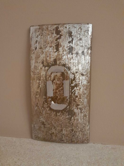 Bandeja com bolas decorativas em vidro