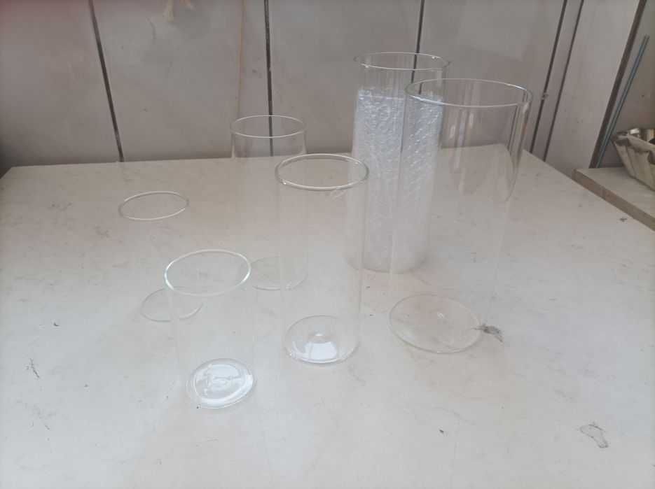 wazony cylindryczne 6 sztuk