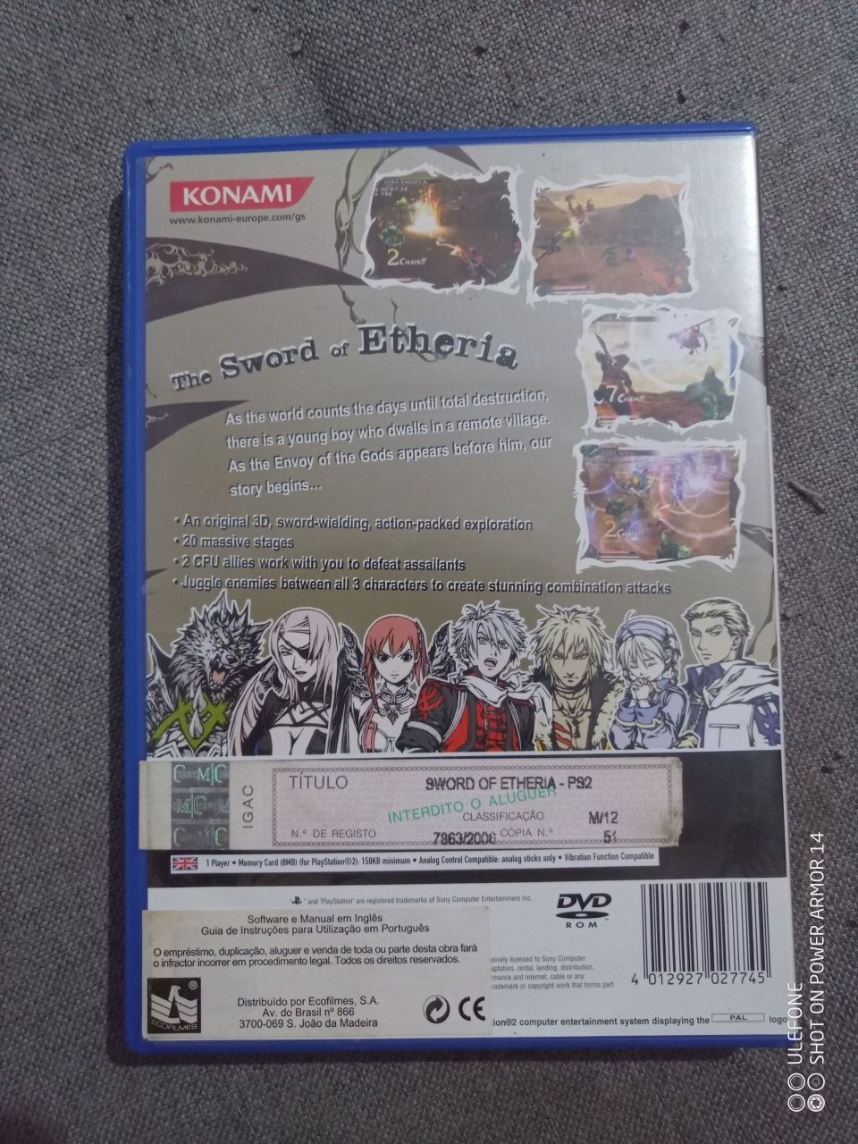 PS2 The sword of etheria