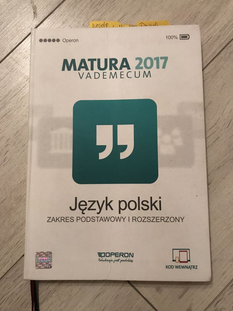 Vademecum matura Jezyk polski