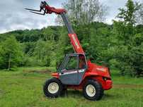 Manitou Ładowarka Teleskopowa MLT 526.Turbo Idealny stan z Norwegii z komunalki 2,5tony Perkins 4 cyl  4 koła skręt Rewers 4 biegi Serwisy Dekra Zero luzów wycieków 5tyś Mtg