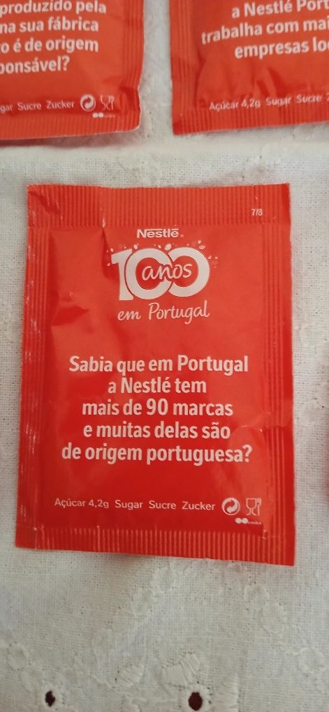 Pacotes de açúcar, Nestlé 100 anos em Portugal