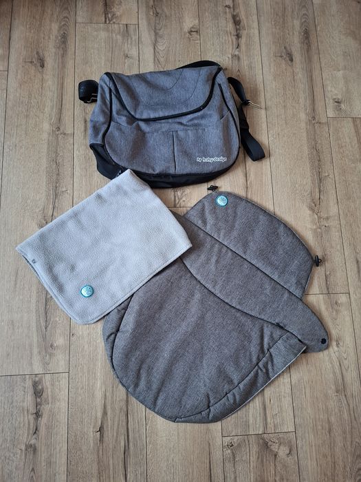 Akcesoria do wózka baby design torba, kocyk i osłona do gondoli