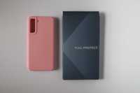 Etui case na Samsung S21 FE różowe silikonowe