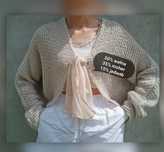 Sweter Max Mara wełna+ moher+ jedwab/Roz M/L