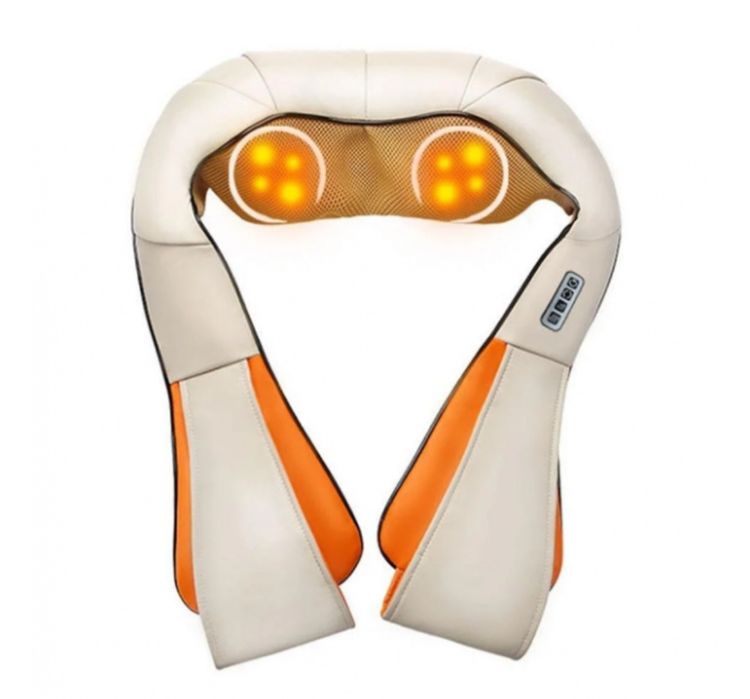 Роликовий масажер для шиї, плечей і всього тіла з підігрівом