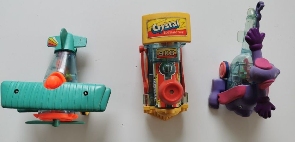 Stare zabawki Crystal, zestaw