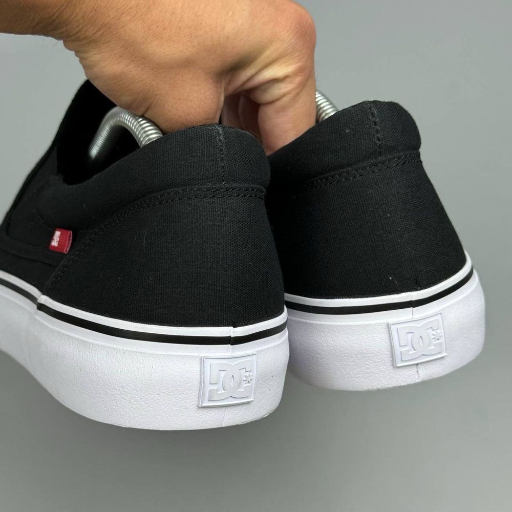 Кеди кросівки DC Slip On Trase скейт шузи дс кеды кроссовки слипоны