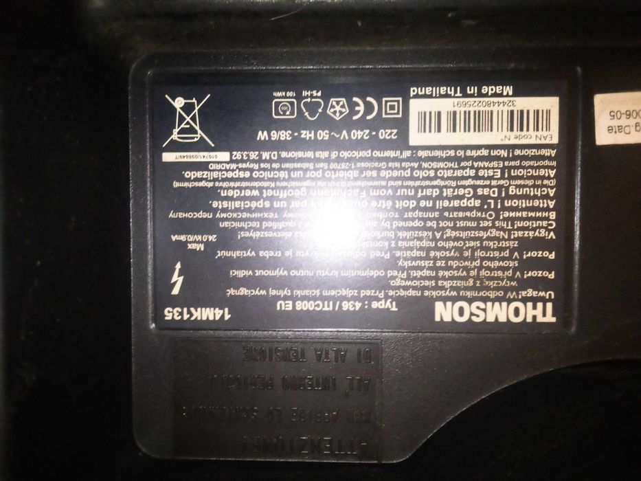 телевизор Thomson 14мк135