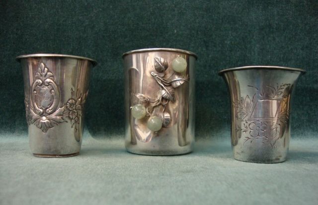 Copo antigo em prata portuguesa