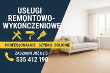 Usługi remontowo wykończeniowe. Remont