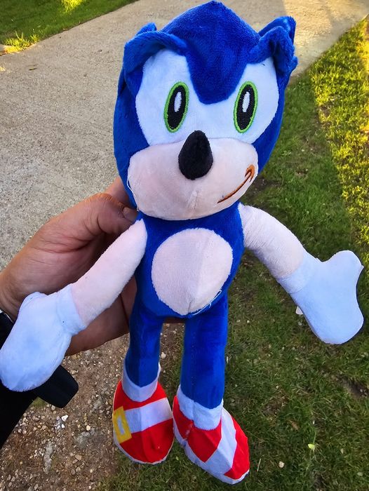 Ekstra pluszak maskotka niebieski Sonic nowy