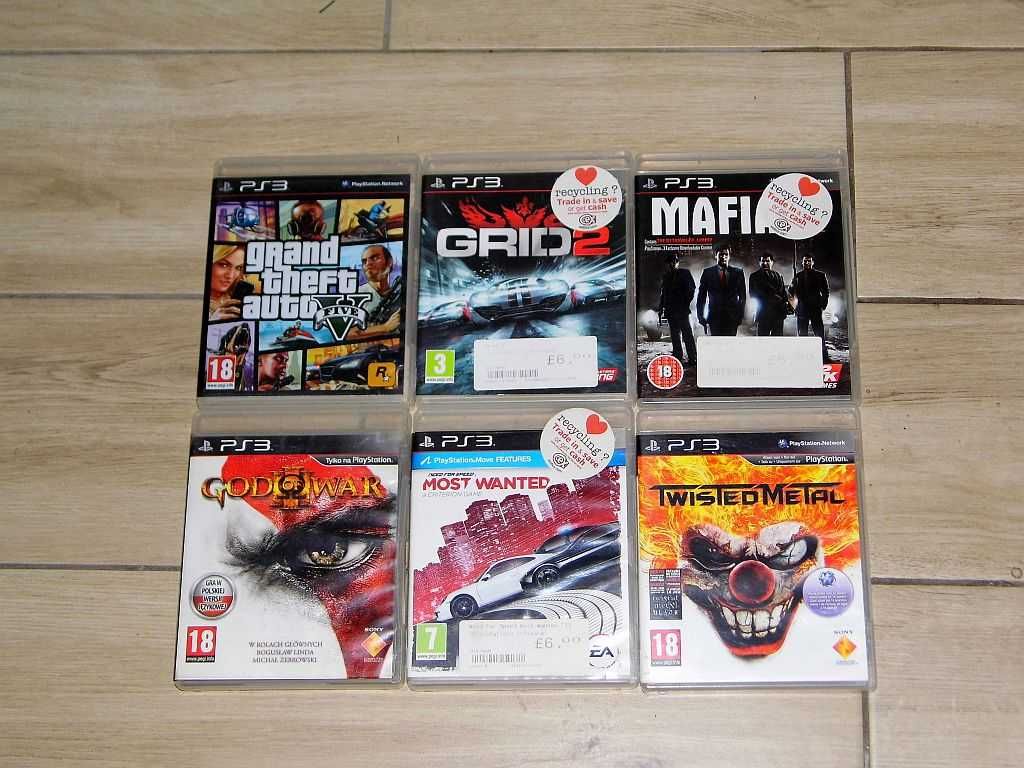 Gry PS3 GRID 2 Mafia II GTA V God of War III Need for Speed