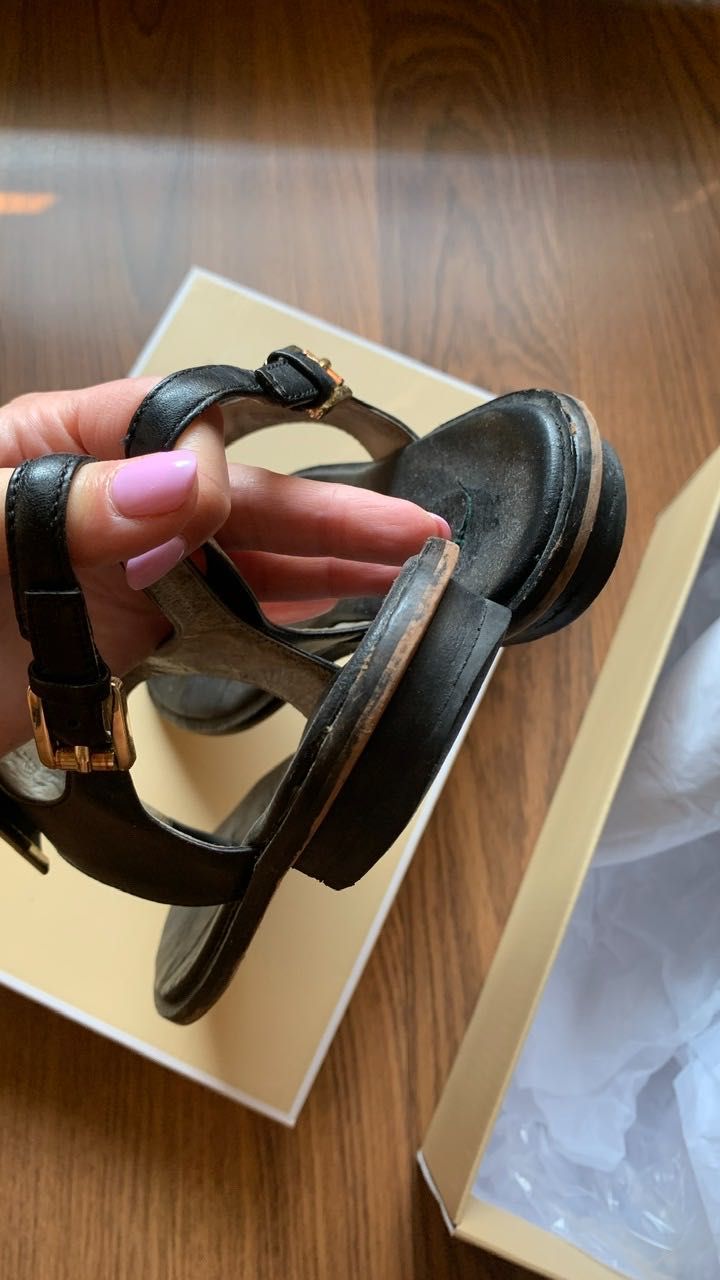 Sandały japonki Michael Kors 37 kokarda czarne oryginał gomez