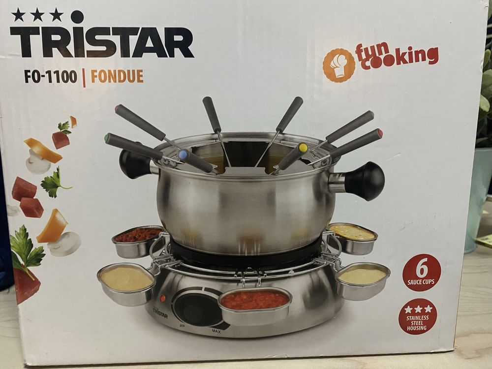 Fondue com caixa