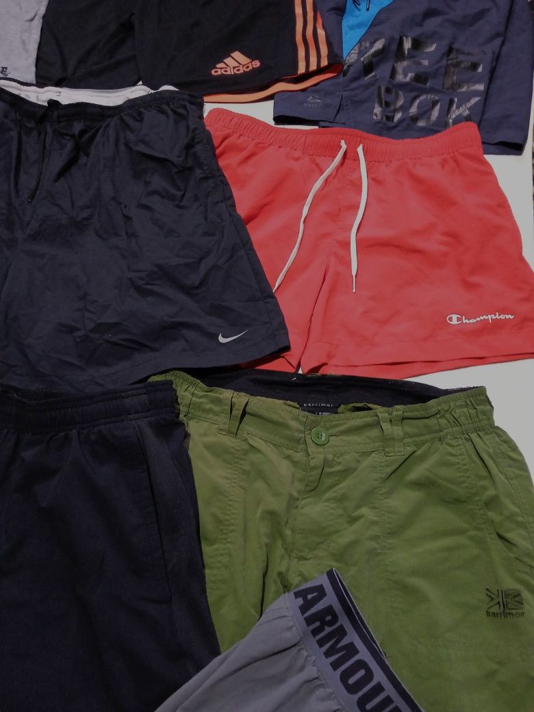 Шорти паком 10 штук Nike, Under armour, Jack Wolfskin, Lonsdale, Puma