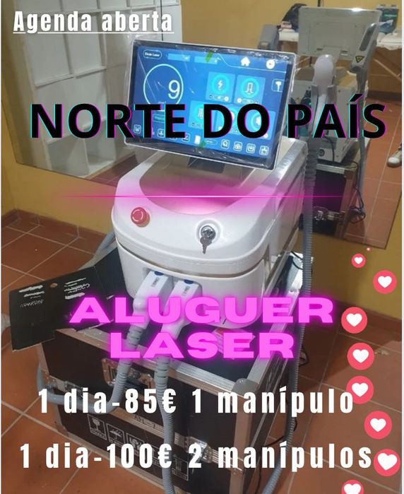 ALUGUER zona norte e sul do país LASER DEPILAÇÃO TOPO DE GAMA