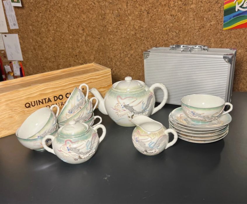 Limoge Porcelana Conjunto Chá