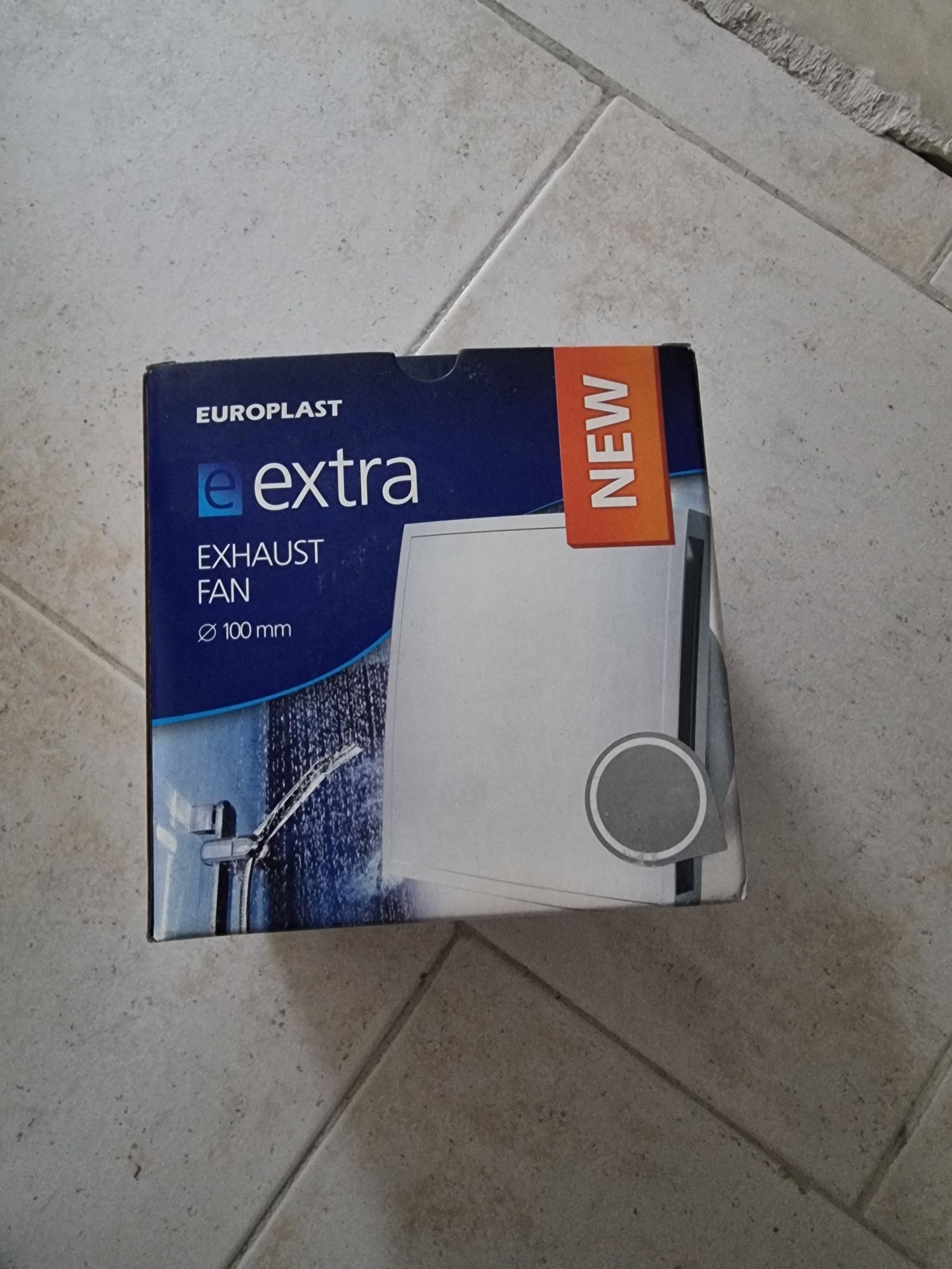 Exaustor / ventilador cinzento 100mm