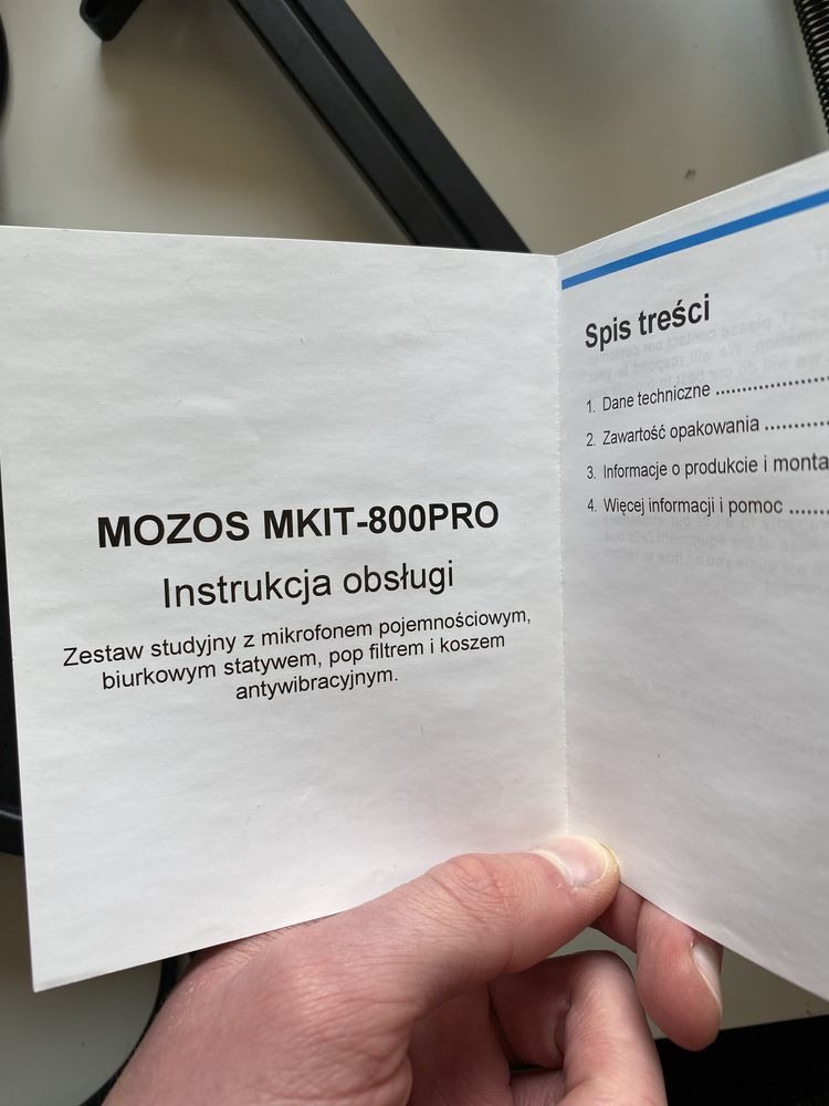 Mikrofon Mozos MKIT-800PRO