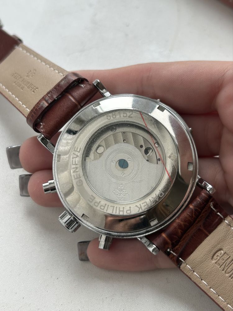 Чоловічий наручний годинник Patek Philippe Geneve Brown