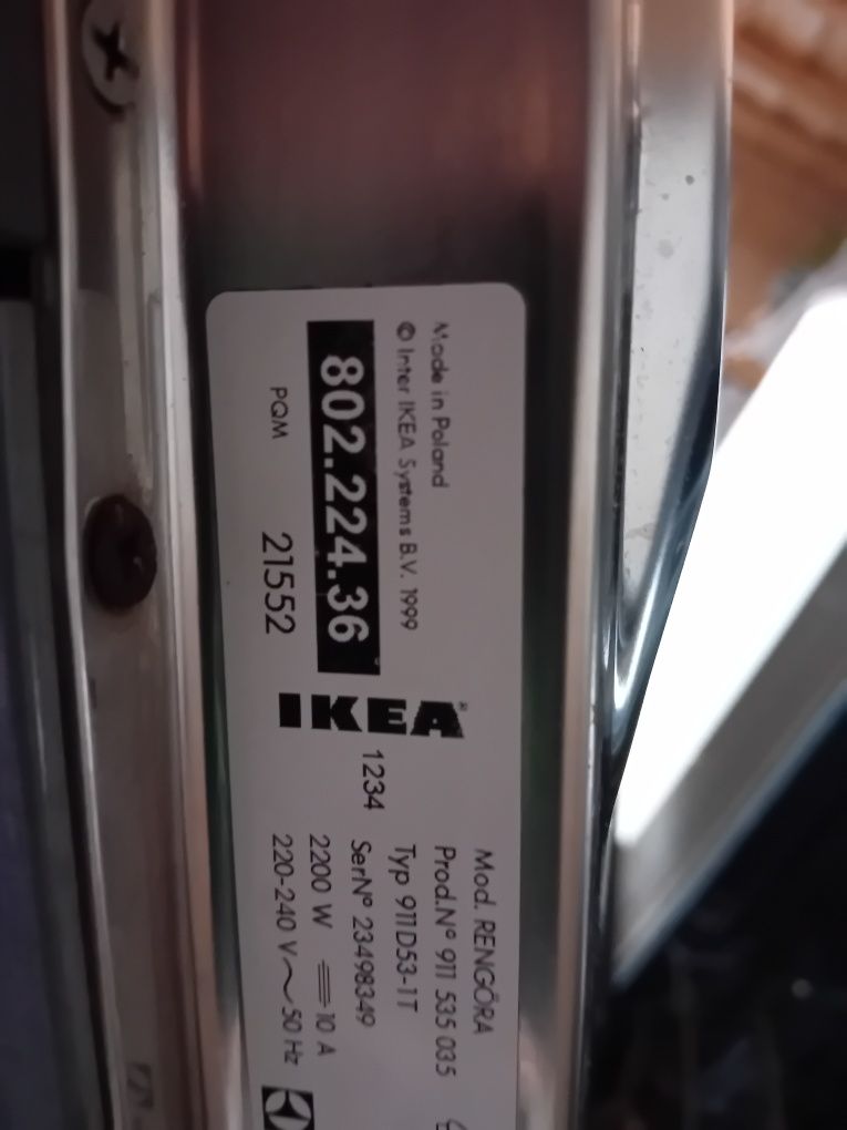Zmywarka na części  Ikea Rengora 802.224.36