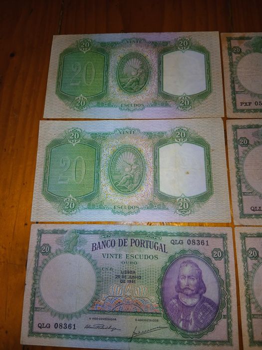 Lote de Antigas Notas Em Perfeito estado