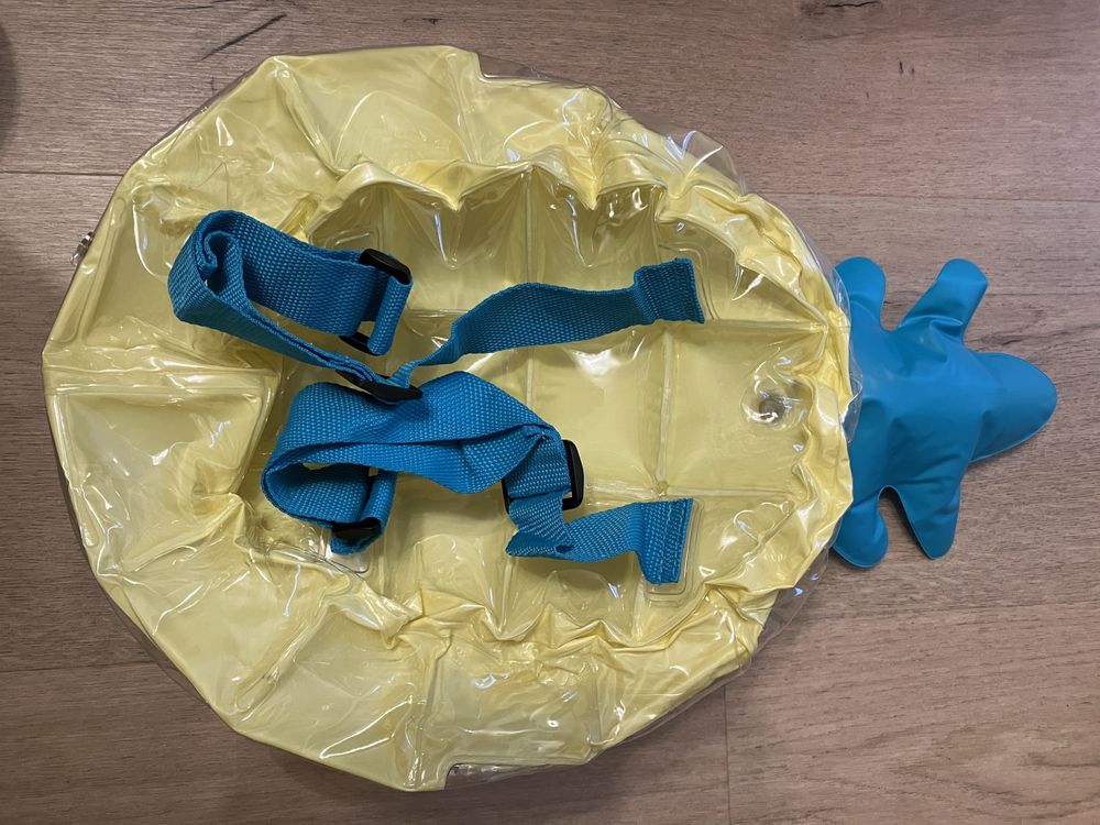 Plecaczek dmuchany ananas, w sam raz dla wiekszego przedszkolaka