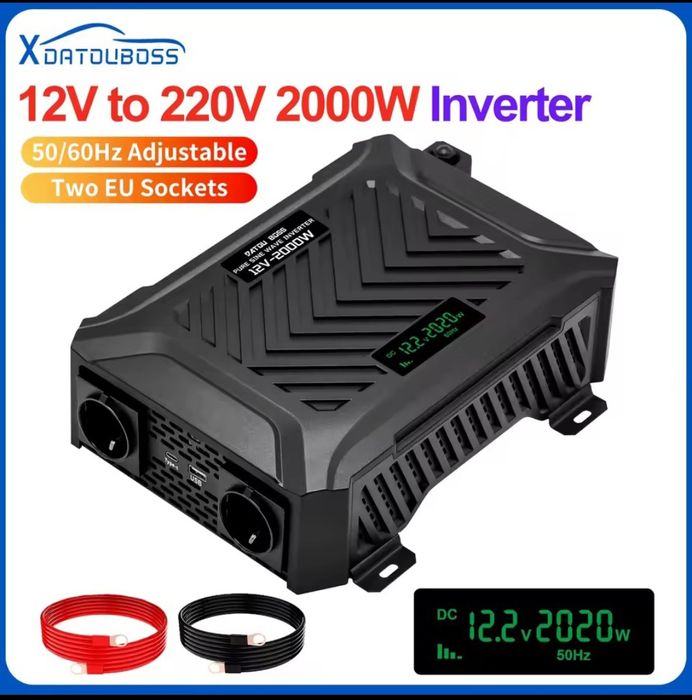 Інвертор Datou Boss TY-PSWЕ2000 12V/220V 4000W
