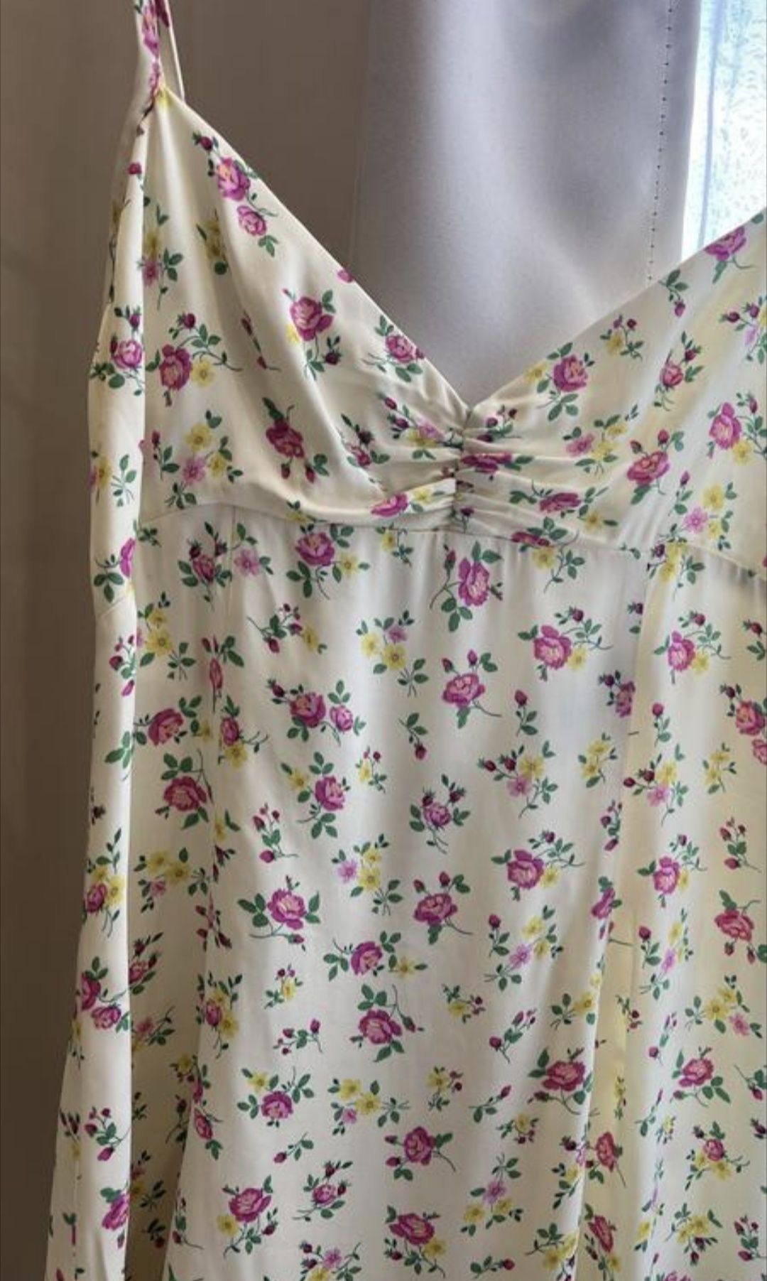Сатиновий сарафан сукня від Zara розмір XL