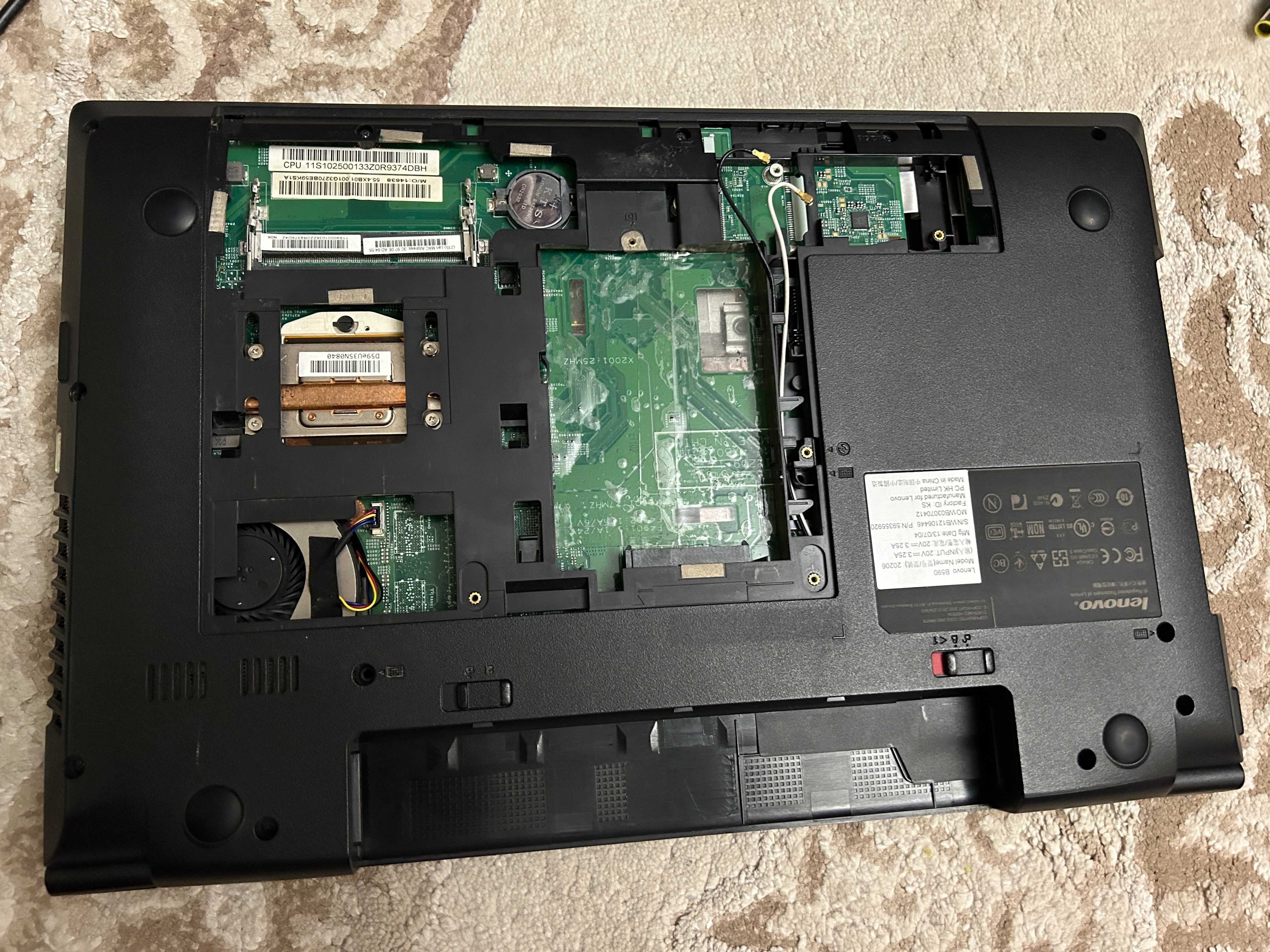 Lenovo B590 ноутбук на разбор на запчасти
