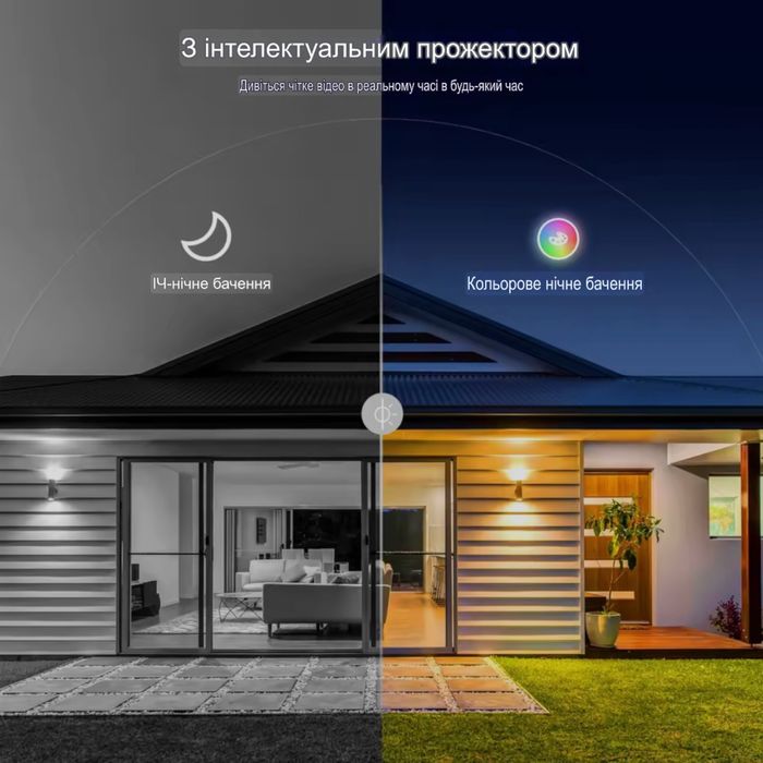 Wi-Fi камера видеонаблюдения 5МП с датчиком движения и ночным видением