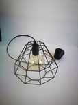 Lampa loftowa sufitowa diamond + żarówka edisona w komplecie