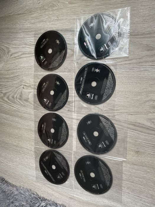 Jogos e case para jogos PS1 e PS2