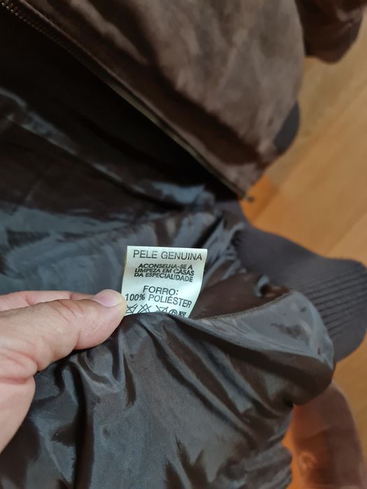 Casaco pele M (castanho) - pele