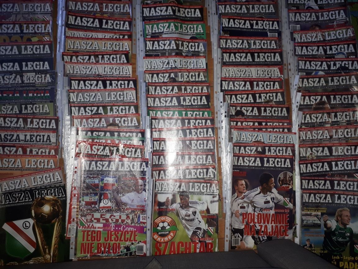 210 numerów tygodnika Nasza Legia Warszawa - 2003 - 2007