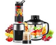 Blender CHOPPER 700W Butelka 570ml, dzbanek 1200ml i pojemnik 300ml