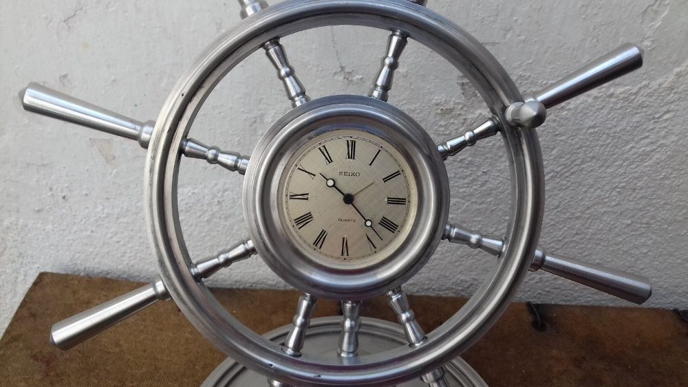 Relógio Roda de Leme em Inox - Marca Seiko