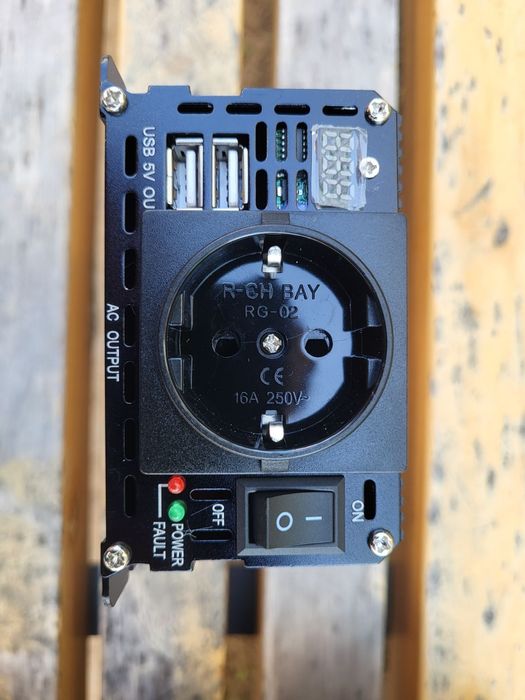 Інвертор 12V-220 FOVAL 2200W Чиста синусоїда. Інвектор.
