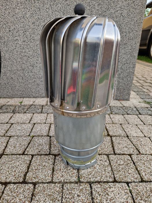 Obrotowa nasada kominowa 150 aluminium