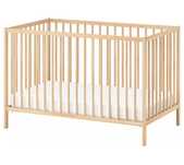 Łóżeczko z materacem singlar Ikea 120x60