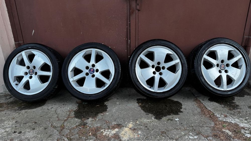 4x Felgi 17’ do Saab 900, 95, 93 Młot Thora z oponami Dayton