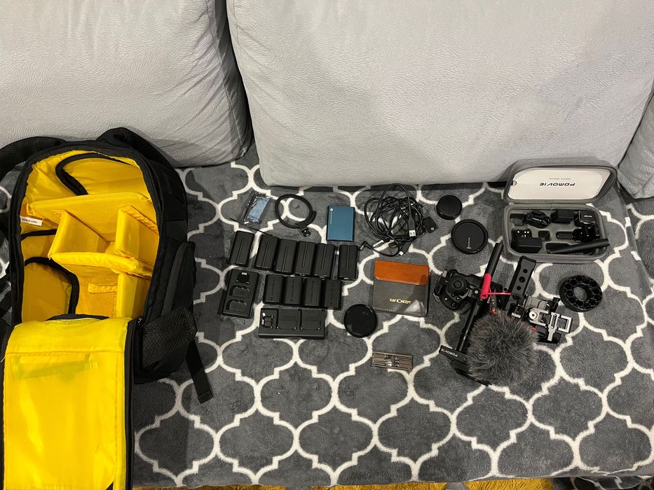 Blackmagic Pocket 6k + Lidar + Tilta + smallrig + batki itp