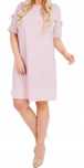 Elegancka sukienka wyszczuplająca Plus Size 52 Komunia Chrzest Wesele