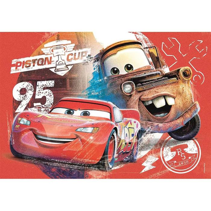 Puzzle Clementoni Disney Cars SuperColor 27x18,5cm 2x20 peças