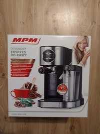 Ciśnieniowy ekspres do kawy MPM - MKW-07M kolba, spienianie mleka