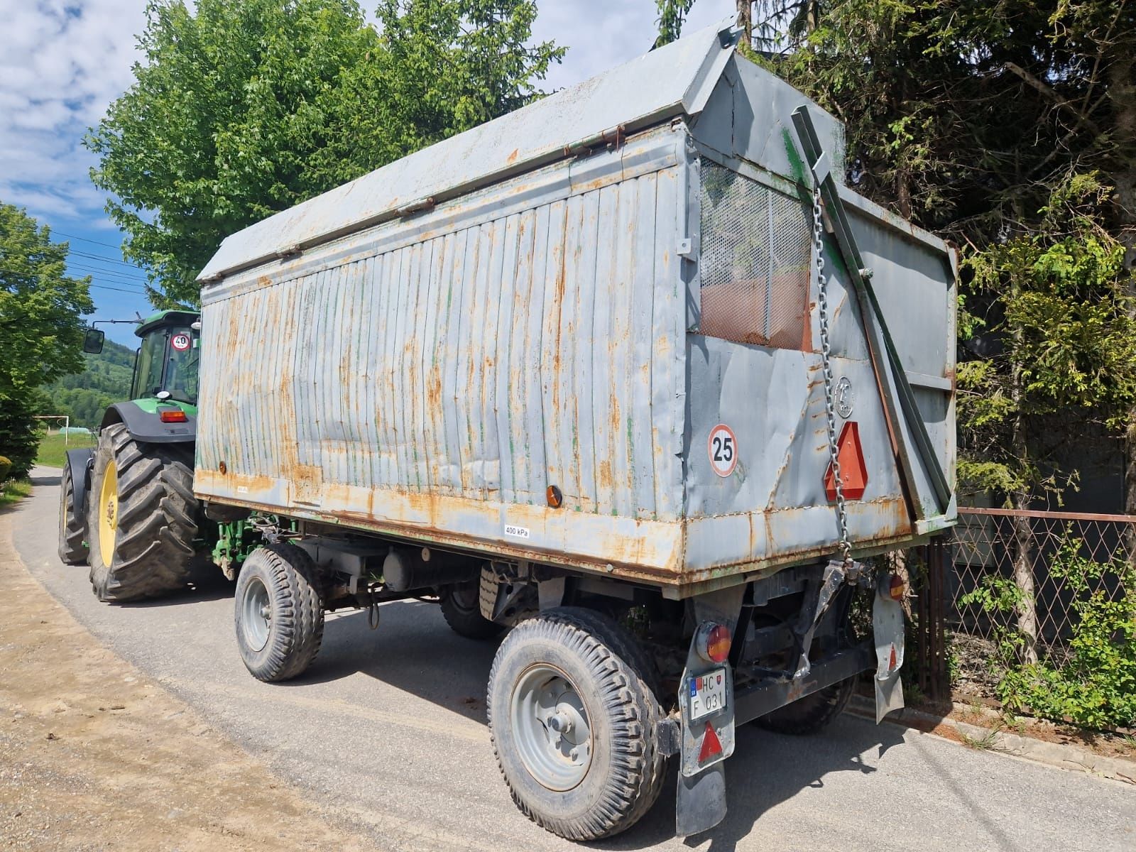 Przyczepa rolnicza wywrotka objętościowa bss 10.08 brandys 09.07 Agro