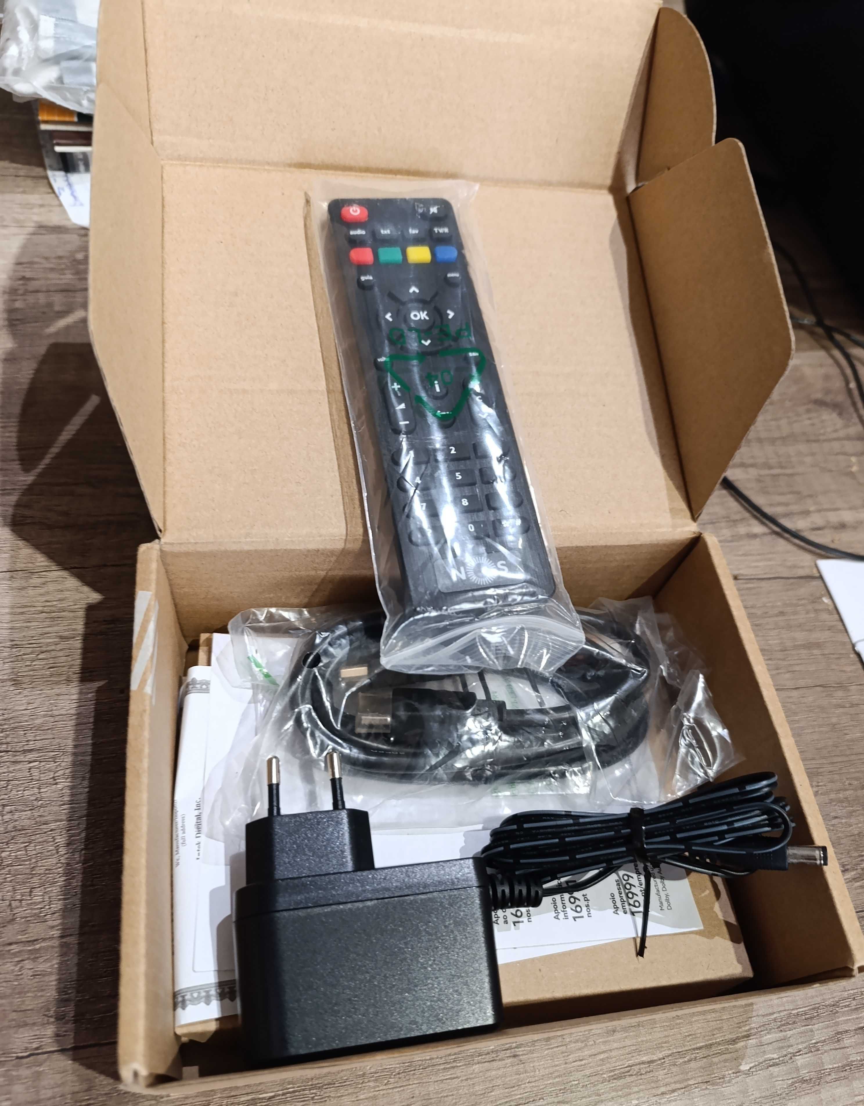 Conjunto  Cabo HDMI e Cabo alimentação para Descodificador TV - Novos