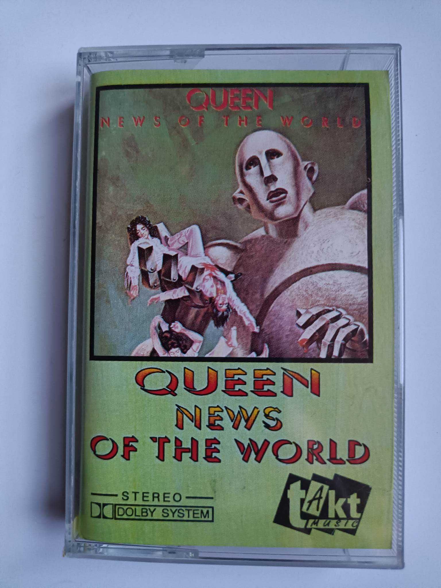 Queen News of the World kaseta magnetofonowa lata 80-te